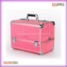 Empty Train Carry Case Pink Makeup Case Professional (SACMC003)